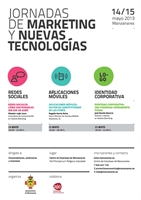 CARTEL DE LAS JORNADAS DE MARKETING Y NUEVAS TECNOLOGÍAS 