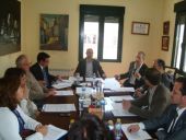 Imagen de la Reunión de la Junta Directiva de la Asociación Alto Guadiana Mancha, celebrada en la Sala de Juntas del Ayuntamiento de Argamasilla de Alba