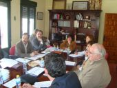 Imagen de la Reunión de la Junta Directiva de la Asociación Alto Guadiana Mancha, celebrada en la Sala de Juntas del Ayuntamiento de Argamasilla de Alba