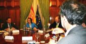 Imagen de la Reunión mantenida por la ministra Rosa Aguilar con la Red Española de Desarrollo Rural