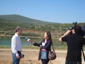 Agustín Alonso Hernández, gerente de Alto Guadiana Mancha, en un momento de la entrevista en el Albergue Rural Vallehermoso de la Fundación Benéfica Legado Bustillo de La Solana