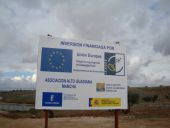 Valla en el Albergue Rural Vallehermoso subvencionado con Fondos FEADER