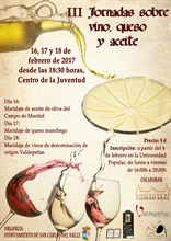 III JORNADAS VINO, QUESO Y ACEITE