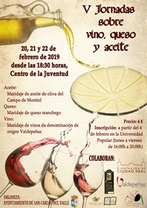 V Jornadas queso, vino y aceite