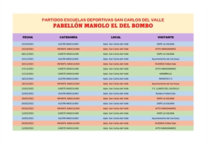 CALENDARIO LOCAL