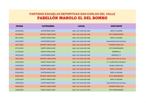 CALENDARIO LOCAL