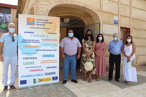 Agustín Alonso, Pedro Antonio Palomo, Josefa Moreno, Inma Ortega, Juan Miguel Alonso y Ana Belén Nuñez