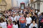 Traslado de la patrona hasta el santuario en el Castillo de Peñarroya